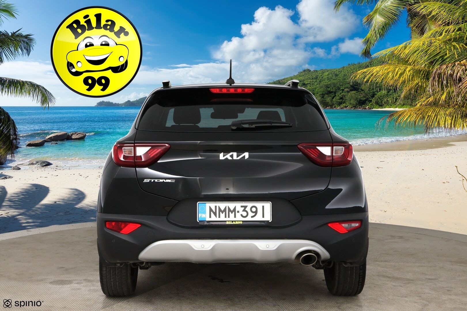 Kia Stonic 2021 1,0 T-GDI 100hv EX Design DCT / 1-om. Suomi-auto / Ratinlämmitin / LED / P. Kamera / Navi / - 2x renkaat&vanteet / Todella siisti! / Merkkihuollettu