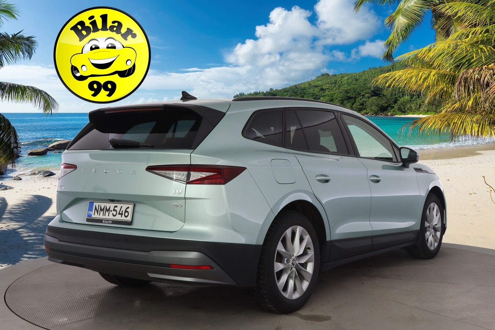 Skoda Enyaq 2022 60 Launch Edition iV * ILP / ACC / Matrix-LED /  P.Kamera / Muistipenkki / Keyless / Navi * - 1.Om suomi-auto / Merkkihuollettu / Kahdet Renkaat 