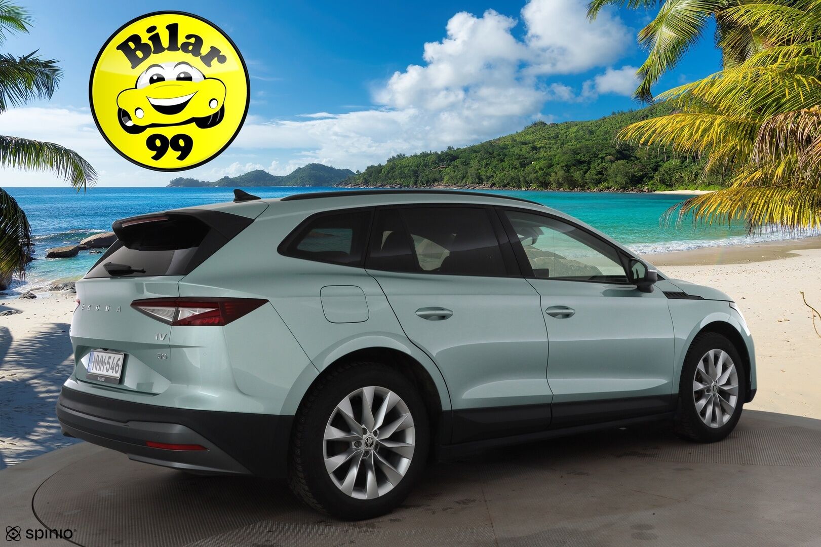 Skoda Enyaq 2022 60 Launch Edition iV * ILP / ACC / Matrix-LED /  P.Kamera / Muistipenkki / Keyless / Navi * - 1.Om suomi-auto / Merkkihuollettu / Kahdet Renkaat 