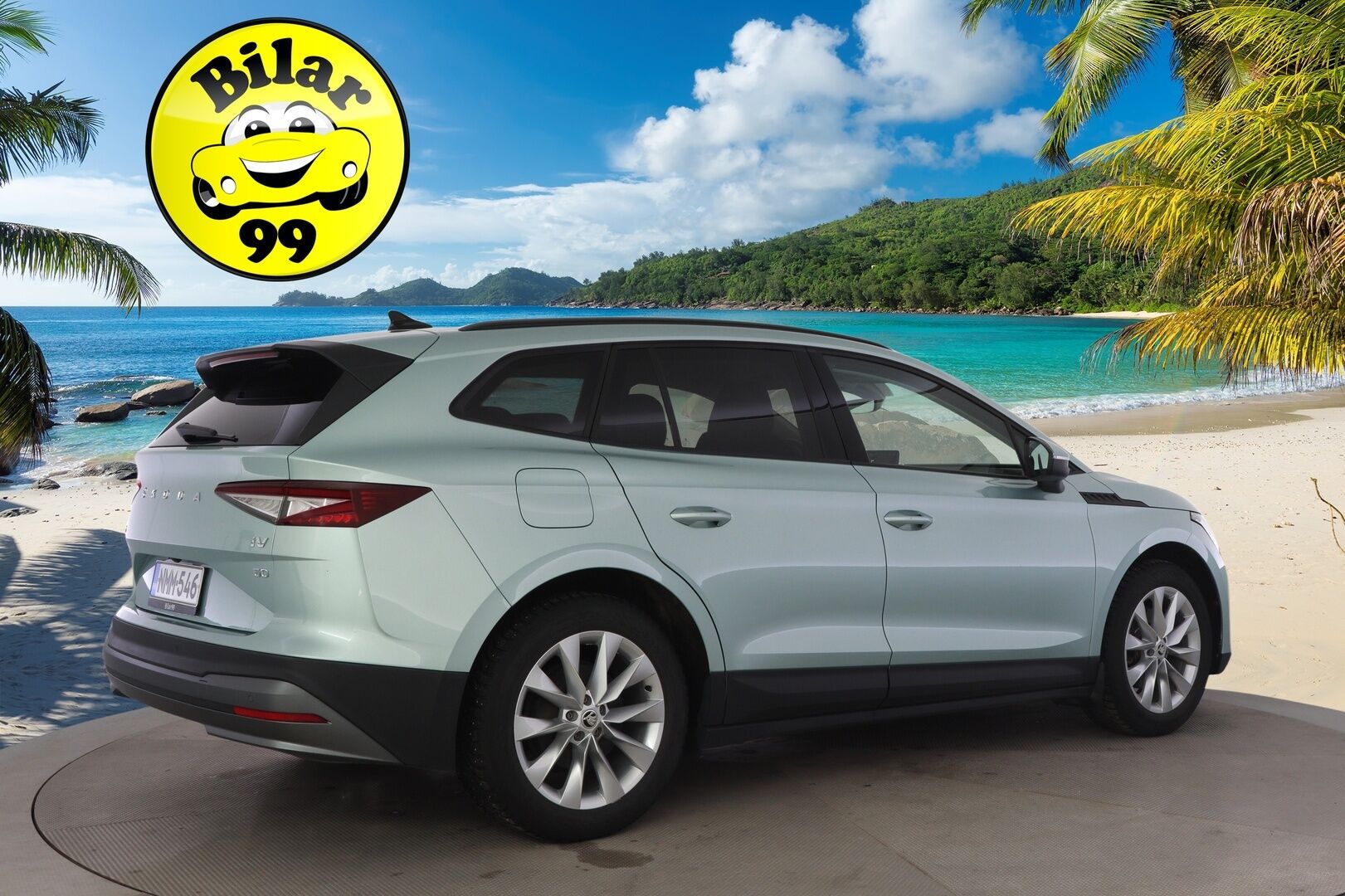 Skoda Enyaq 2022 60 Launch Edition iV * ILP / ACC / Matrix-LED /  P.Kamera / Muistipenkki / Keyless / Navi * - Akku kuntotarkistettu SOH 94,7% / 1.Om suomi-auto / Merkkihuollettu / Kahdet Renkaat 