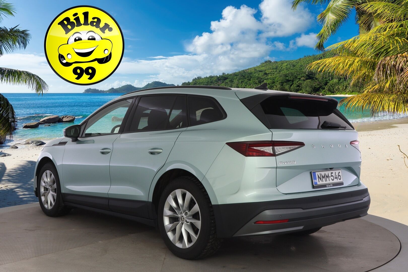 Skoda Enyaq 2022 60 Launch Edition iV * ILP / ACC / Matrix-LED /  P.Kamera / Muistipenkki / Keyless / Navi * - Akku kuntotarkistettu SOH 94,7% / 1.Om suomi-auto / Merkkihuollettu / Kahdet Renkaat 