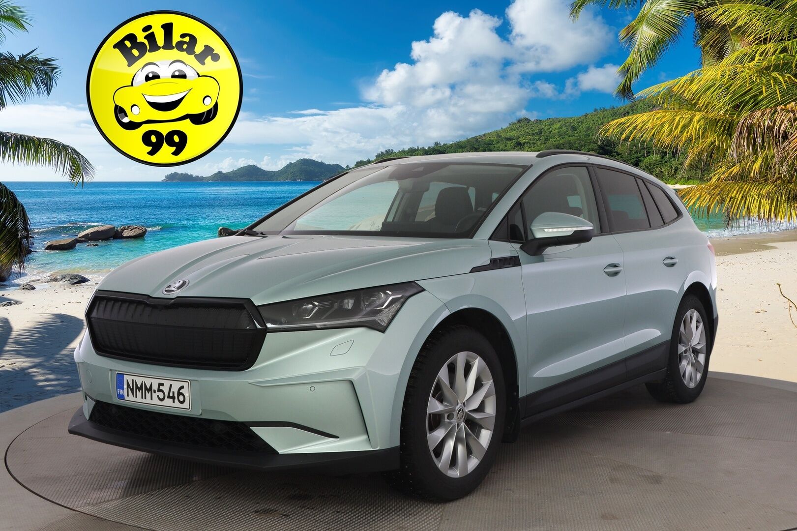 Skoda Enyaq 2022 60 Launch Edition iV * ILP / ACC / Matrix-LED /  P.Kamera / Muistipenkki / Keyless / Navi * - Akku kuntotarkistettu SOH 94,7% / 1.Om suomi-auto / Merkkihuollettu / Kahdet Renkaat 