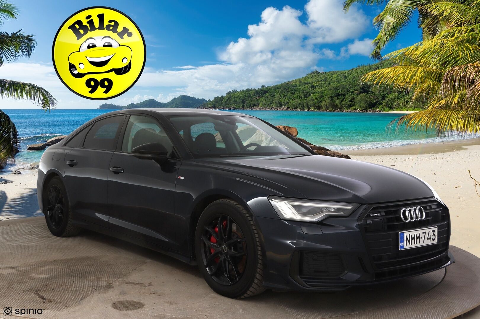 AUDI A6 2020 Sedan Business Sport 55 TFSI e quattro S-tronic S Line * ACC / HUD / P.tutkat / Matrix LED / KeylessGo / Navi * - S-Line paketti!