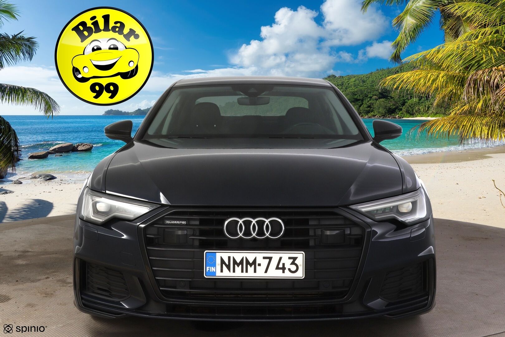 AUDI A6 2020 Sedan Business Sport 55 TFSI e quattro S-tronic S Line * ACC / HUD / P.tutkat / Matrix LED / KeylessGo / Navi * - S-Line paketti!