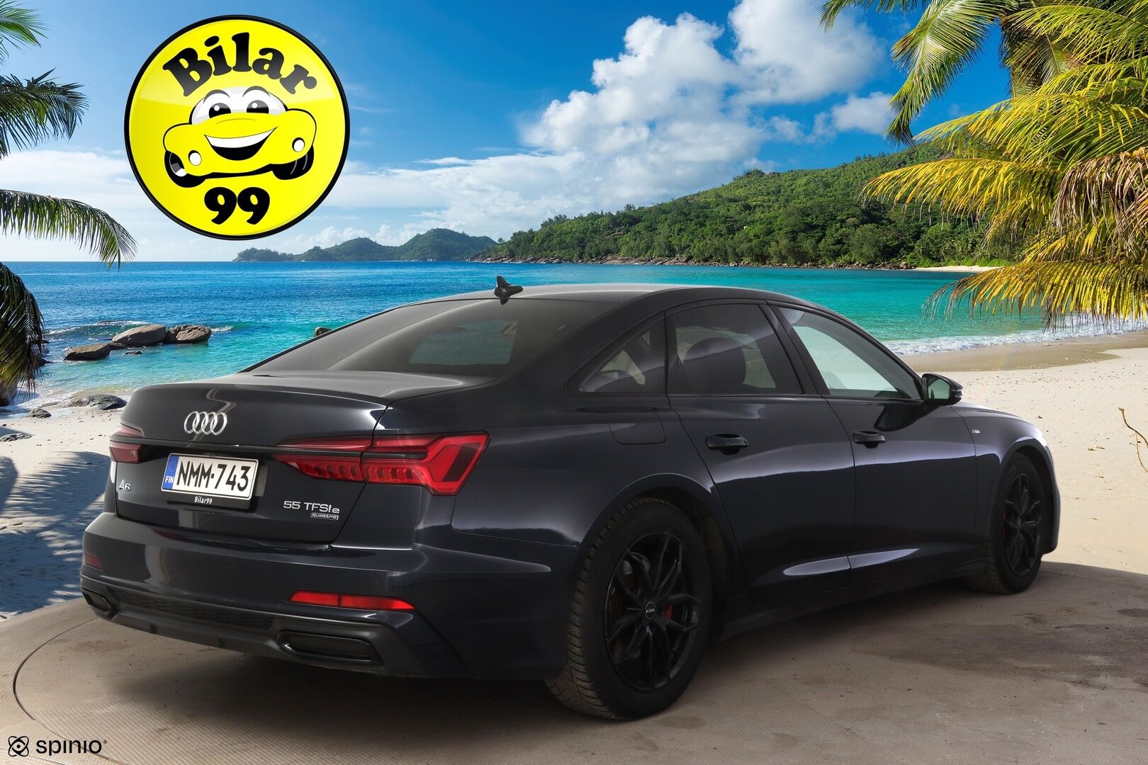 AUDI A6 2020 Sedan Business Sport 55 TFSI e quattro S-tronic S Line * ACC / HUD / P.tutkat / Matrix LED / KeylessGo / Navi * - S-Line paketti!
