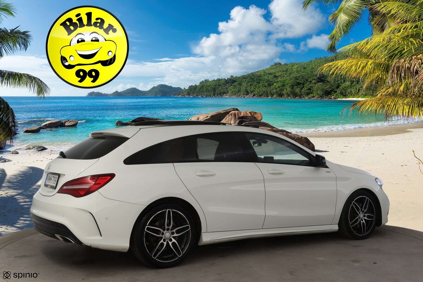 Mercedes-Benz CLA 2017 220 d 4Matic A Shooting Brake Business AMG * Panorama / Peruutuskamera / Nahkapenkit / Blis / Keyless / ILS-LED * - * Todella näyttävä AMG paketilla oleva Facelift mallin neliveto CLA! / Uudet talvirenkaat *