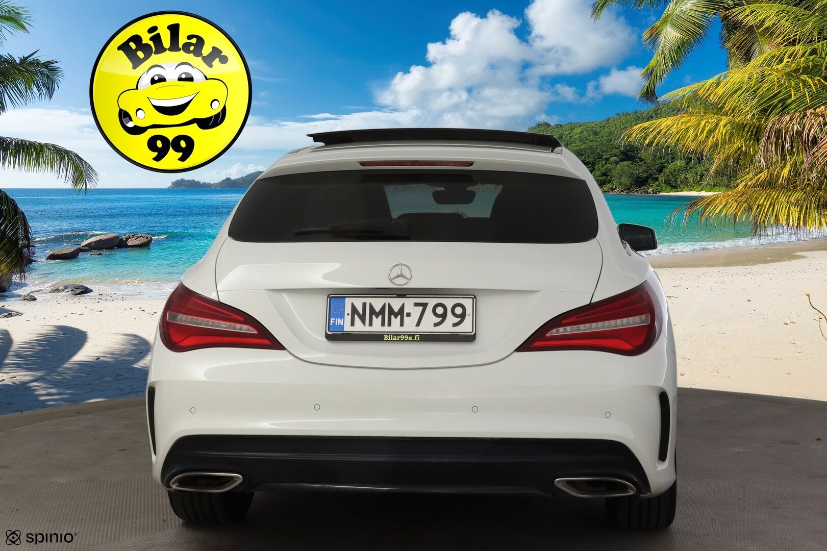 Mercedes-Benz CLA 2017 220 d 4Matic A Shooting Brake Business AMG * Panorama / Peruutuskamera / Nahkapenkit / Blis / Keyless / LED * - * Todella näyttävä AMG paketilla oleva Facelift mallin neliveto CLA!  *