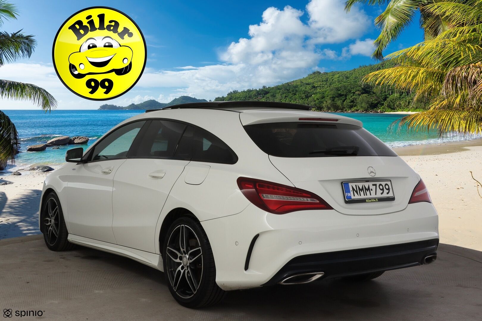 Mercedes-Benz CLA 2017 220 d 4Matic A Shooting Brake Business AMG * Panorama / Peruutuskamera / Nahkapenkit / Blis / Keyless / LED * - * Todella näyttävä AMG paketilla oleva Facelift mallin neliveto CLA!  *