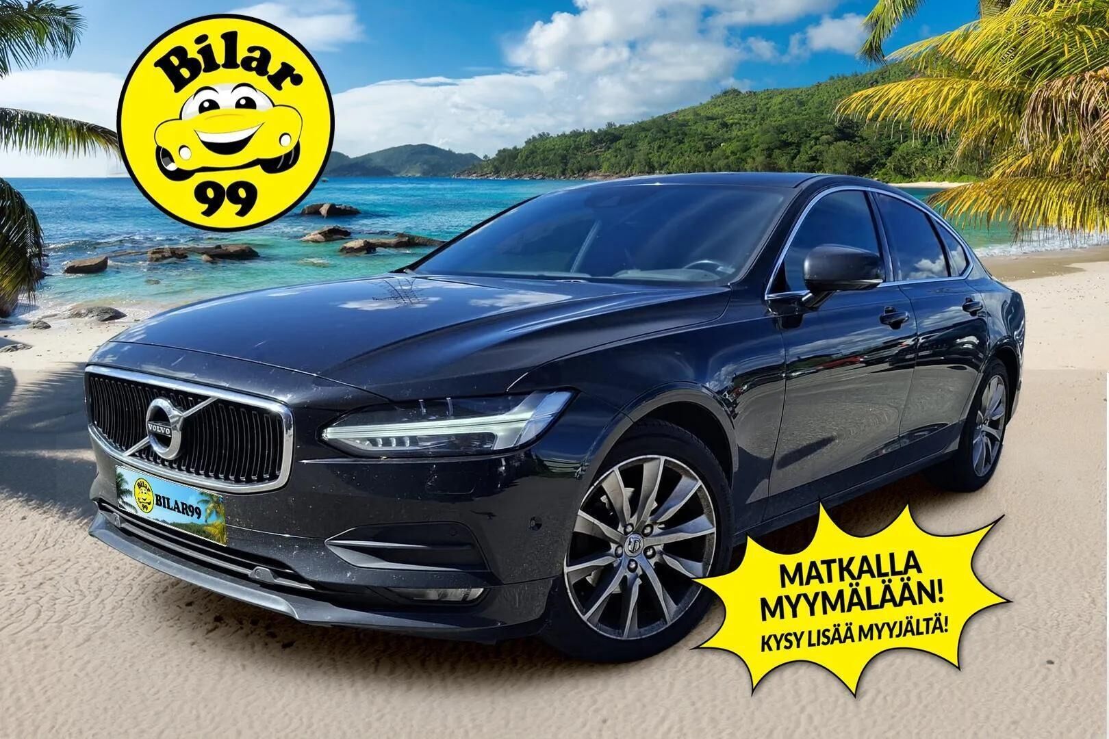 Volvo S90 2017 D4 AWD Momentum Plus aut - Pilot Assist | ACC | BLIS | Navi | P-tutkat | B&W-äänentoisto | LED-kaukovalot | Sähkösäätöiset istuimet | 2. omistajalta | 2x renkaat alumiinivantein | Juuri huollettu! |