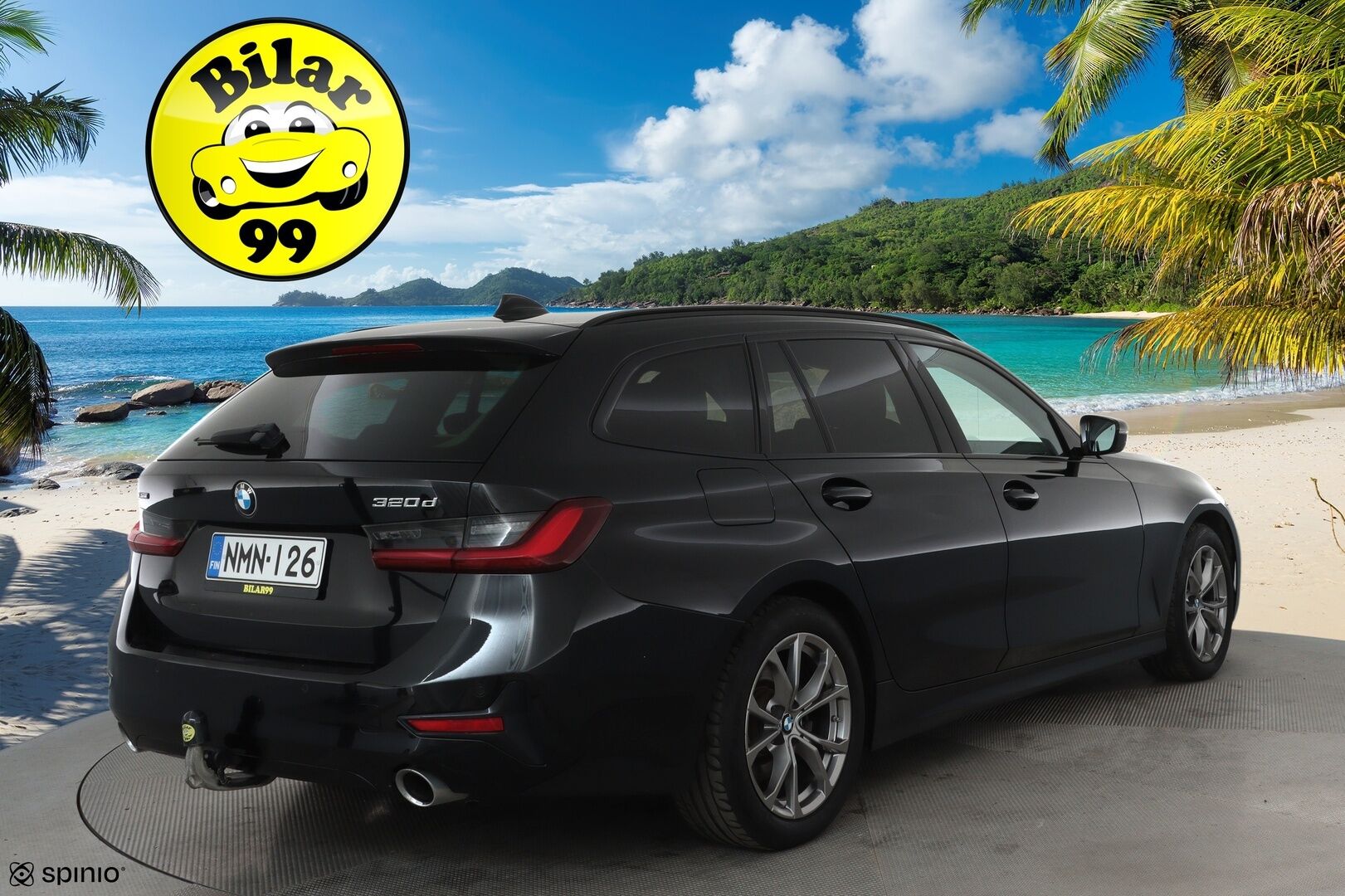 BMW 320 2022 G21 Touring 320d A xDrive Business Sport MHEV **Adapt.vakkari / Webasto / LED / Navi / Digimittaristo / Koukku** - 3,99 % KORKOTARJOUS TÄHÄN AUTOON - 1.Om Suomi-auto / Kahdet renkaat aluvanteilla / Sporttipenkit