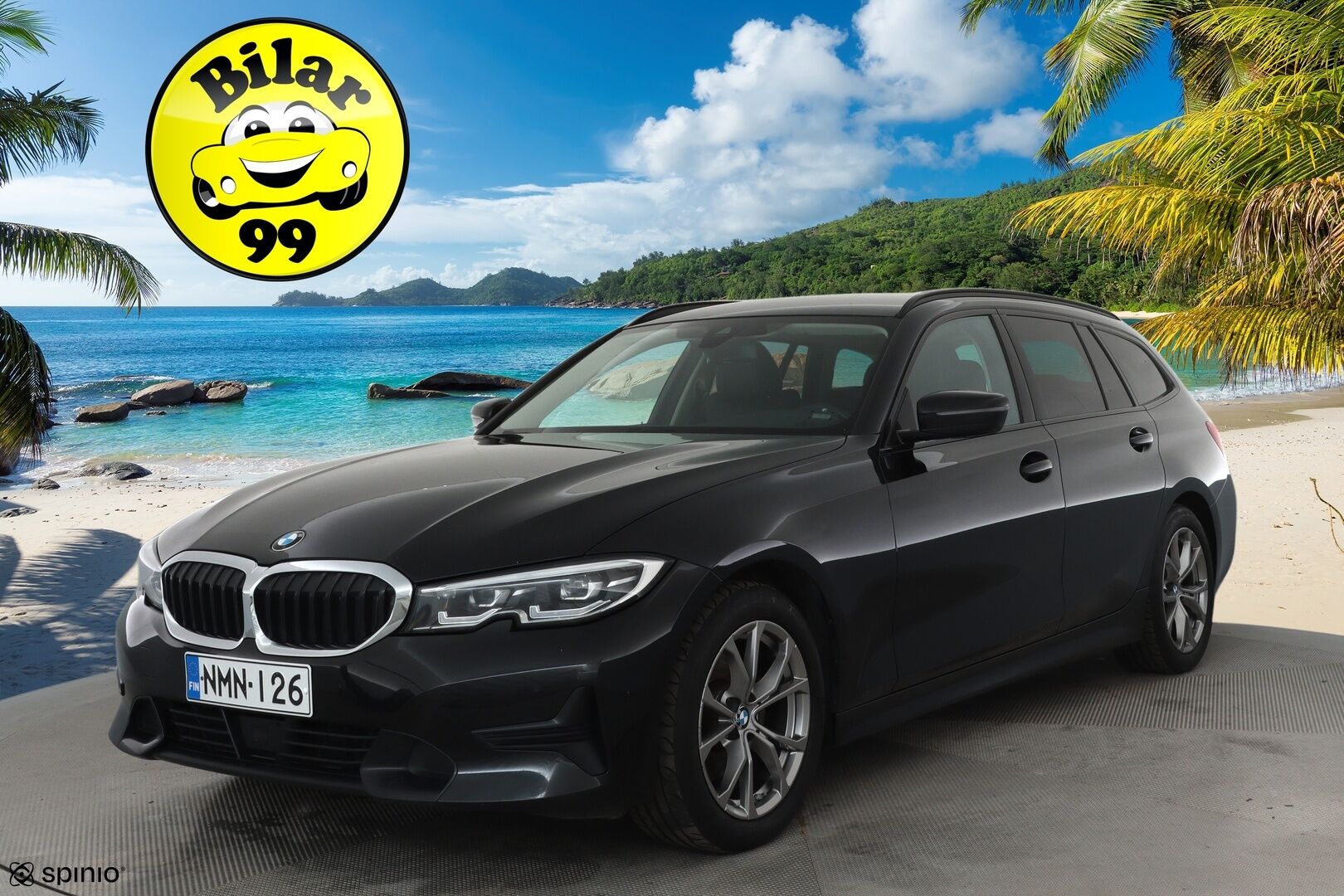 BMW 320 2022 G21 Touring 320d A xDrive Business Sport MHEV **Adapt.vakkari / Webasto / LED / Navi / Digimittaristo / Koukku** - 3,99 % KORKOTARJOUS TÄHÄN AUTOON - 1.Om Suomi-auto / Kahdet renkaat aluvanteilla / Sporttipenkit