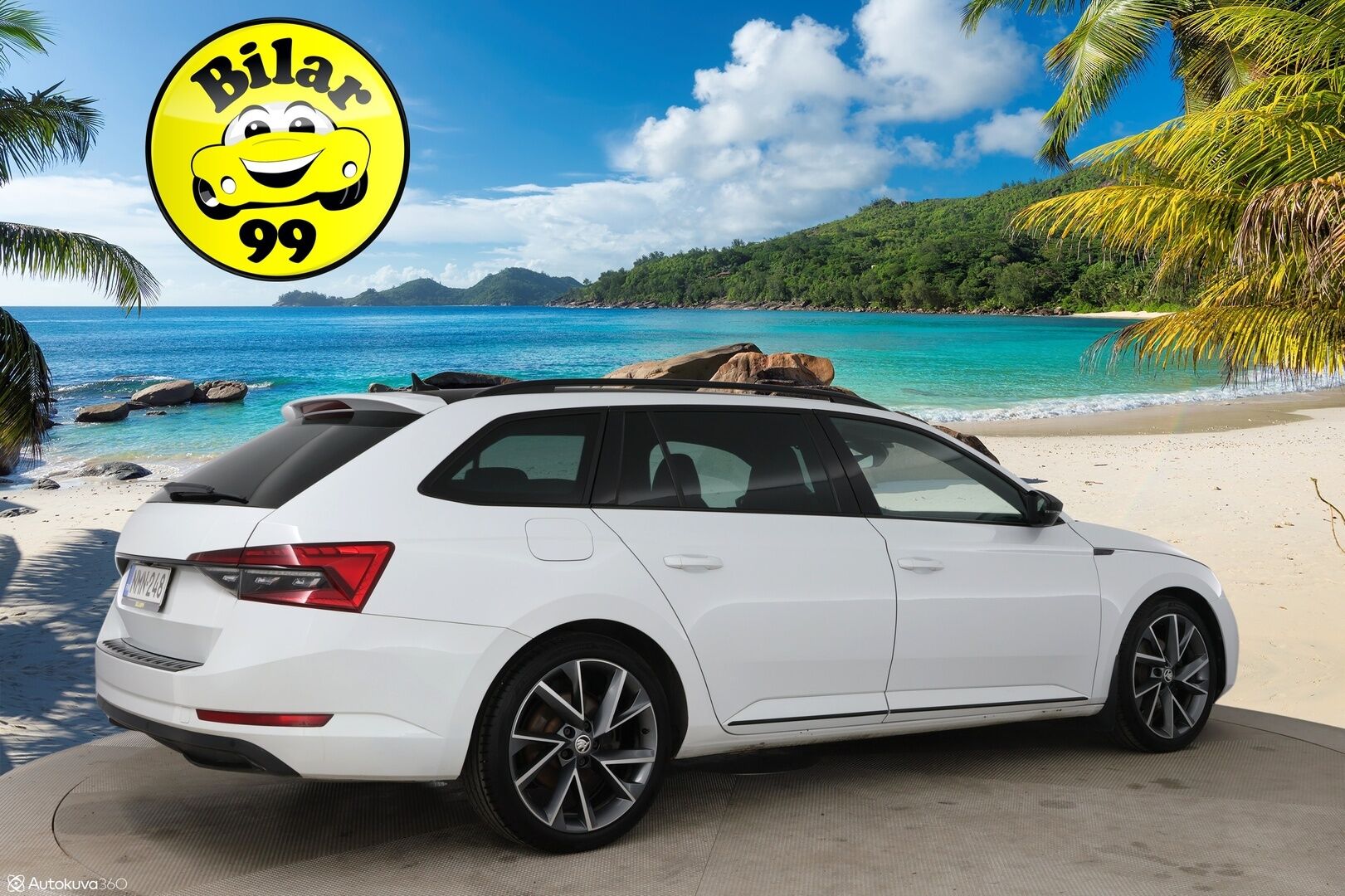 Skoda Superb 2020 2,0 TDI 140kw Sportline 4x4 DSG Autom. Adapt.Vakkari / Digimittaristo / Peruutuskamera / KeylessGo - Tehokas Neliveto Vetokoukulla! / Kahdet Skodan aluvanteet 