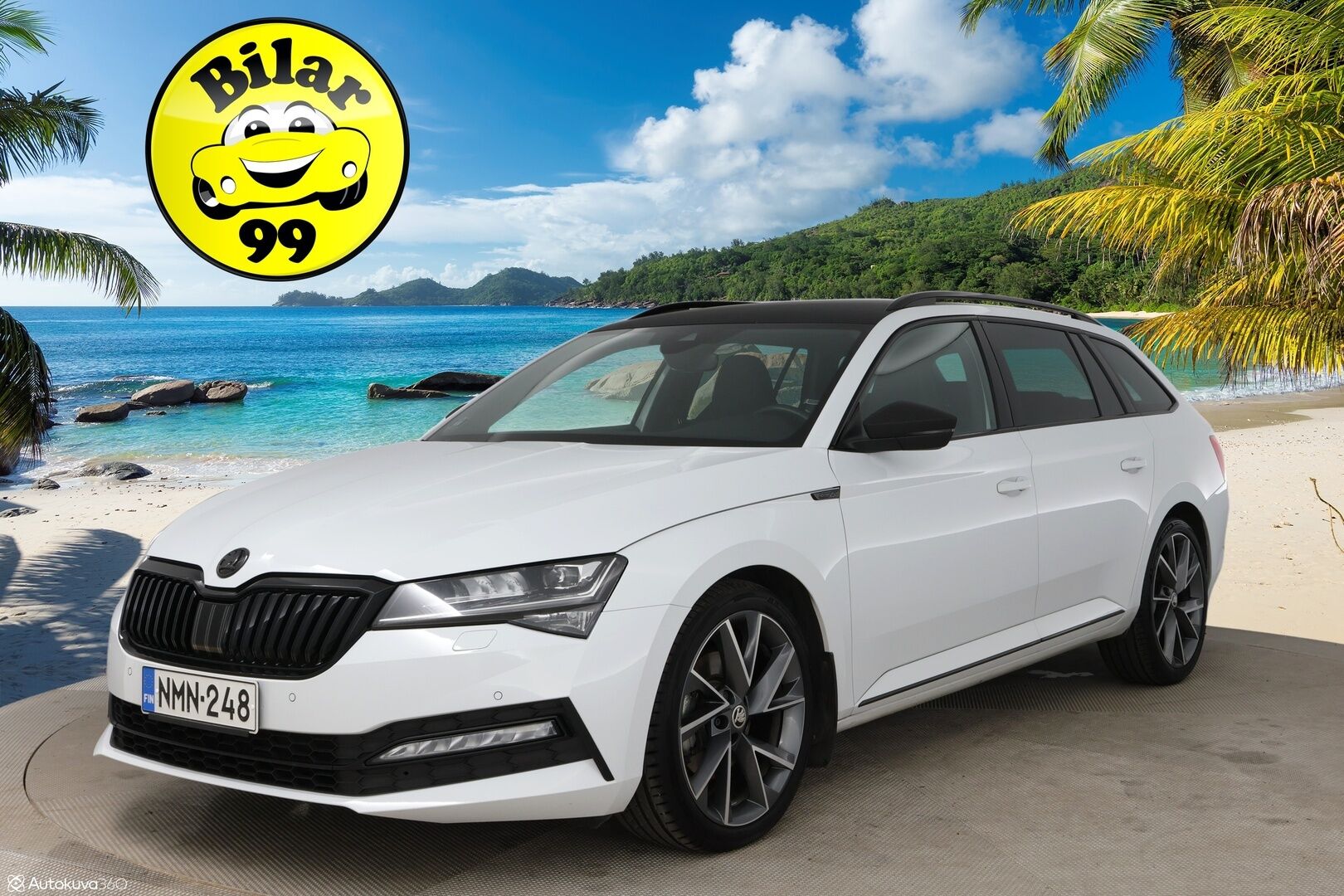 Skoda Superb 2020 2,0 TDI 140kw Sportline 4x4 DSG Autom. Adapt.Vakkari / Digimittaristo / Peruutuskamera / KeylessGo - Tehokas Neliveto Vetokoukulla! / Kahdet Skodan aluvanteet 