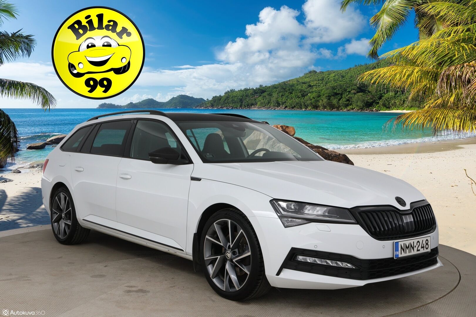 Skoda Superb 2020 2,0 TDI 140kw Sportline 4x4 DSG Autom. Adapt.Vakkari / Digimittaristo / Peruutuskamera / KeylessGo - Tehokas Neliveto Vetokoukulla! / Kahdet Skodan aluvanteet 