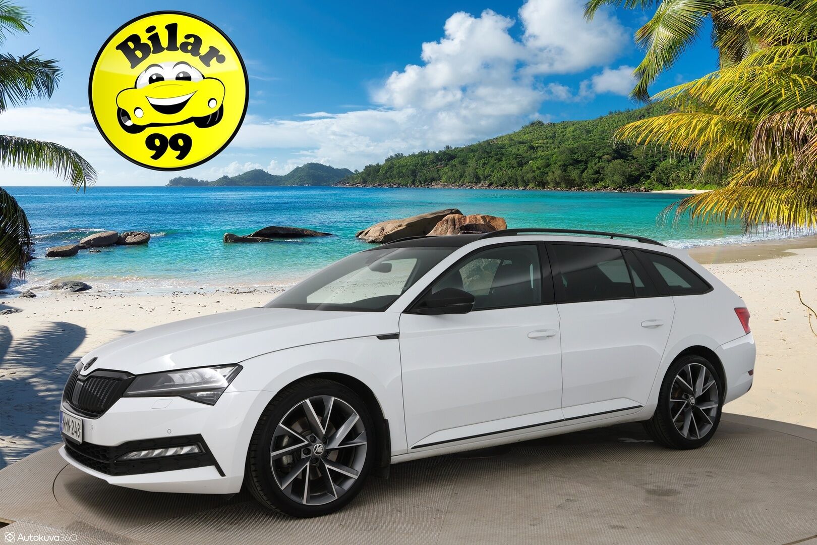 Skoda Superb 2020 2,0 TDI 140kw Sportline 4x4 DSG Autom. Adapt.Vakkari / Digimittaristo / Peruutuskamera / KeylessGo - Tehokas Neliveto Vetokoukulla! / Kahdet Skodan aluvanteet 