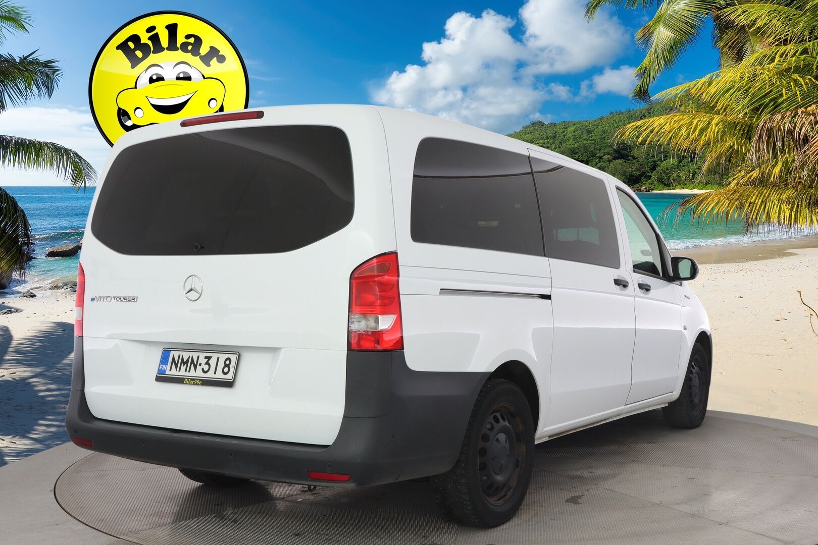 Mercedes-Benz VITO 2020 eVito Tourer 9-PAIKKAINEN B-kortilla ajettava - *Alv vähennyskelpoinen / 9-paikkaa / Tutkat* - HULLU BLACKWEEK KORKOTARJOUS 2,49%