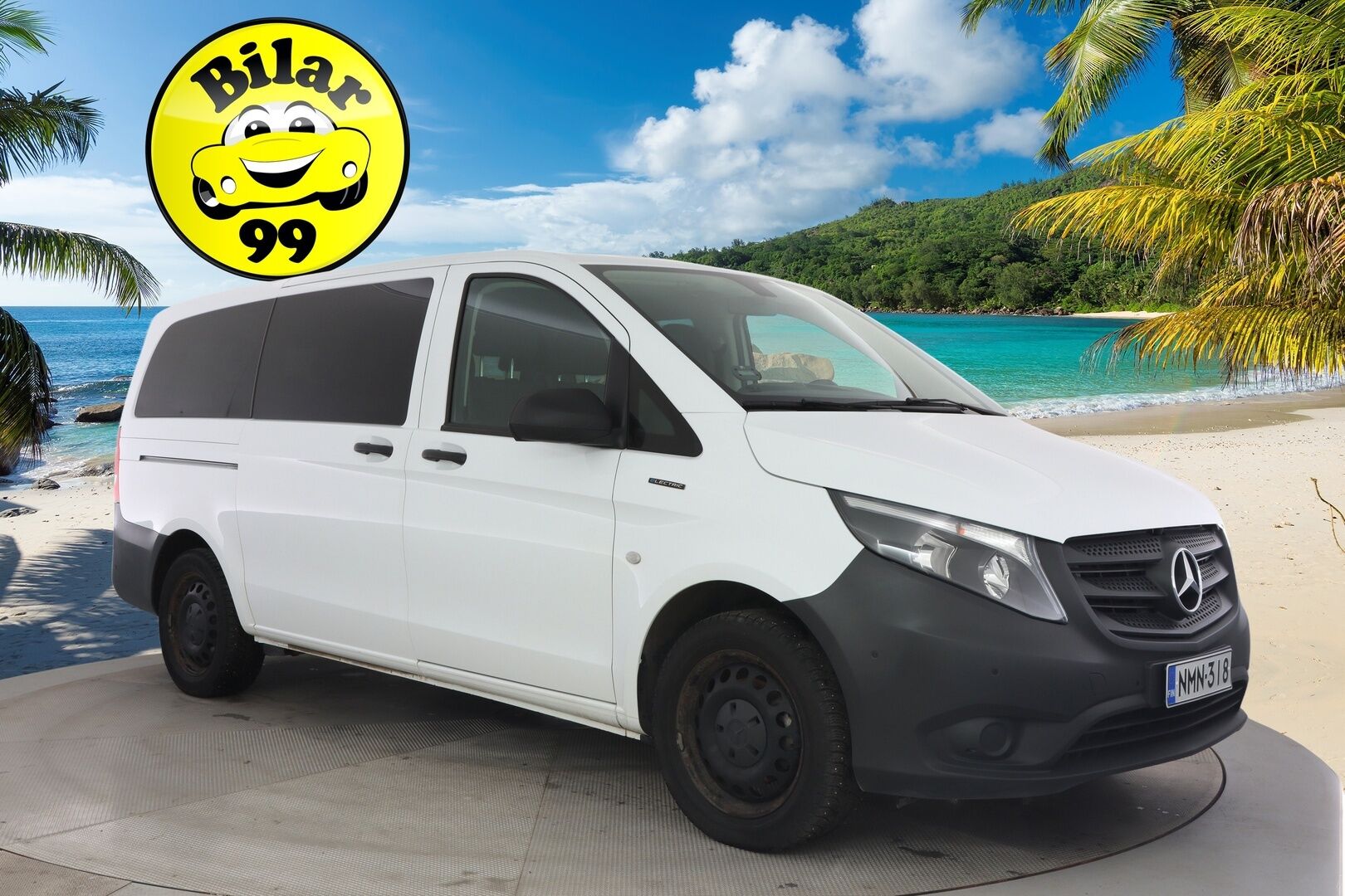 Mercedes-Benz VITO 2020 eVito Tourer 9-PAIKKAINEN B-kortilla ajettava - *Alv vähennyskelpoinen / 9-paikkaa / Tutkat* - HULLU BLACKWEEK KORKOTARJOUS 2,49%