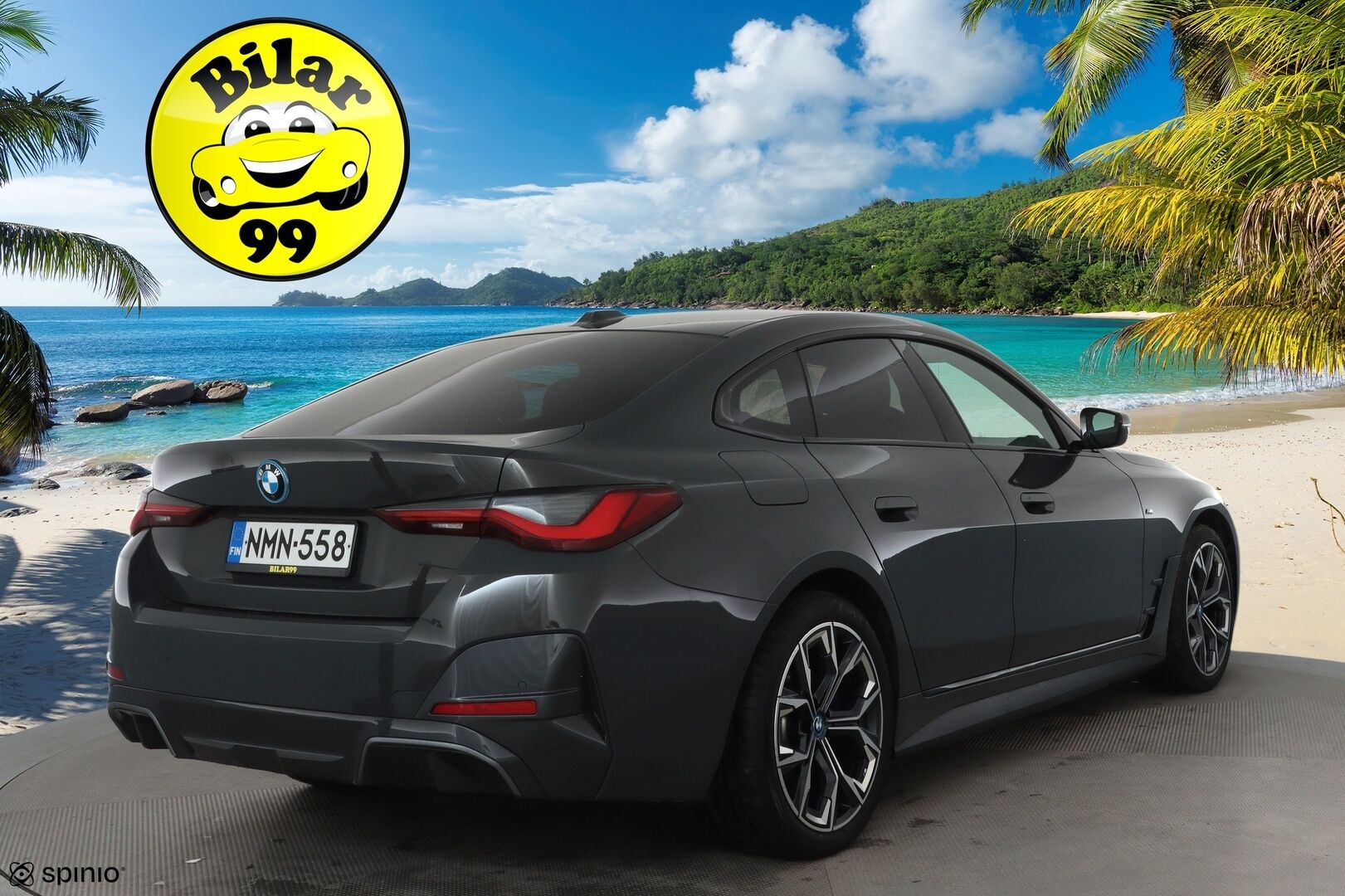 BMW i4 2022 eDrive40 Fully Charged **ACC / Laser-LED / HiFi / Koukku / 360° / Sportpenkki Muistilla / Widescreen / HUD / Navi** - Akku kuntotarkastettu / Suomi-auto / 2x Latauskaapelit / Kahdet Renkaat / Merkkihuollettu! / **HUIPPU KAMOILLA**