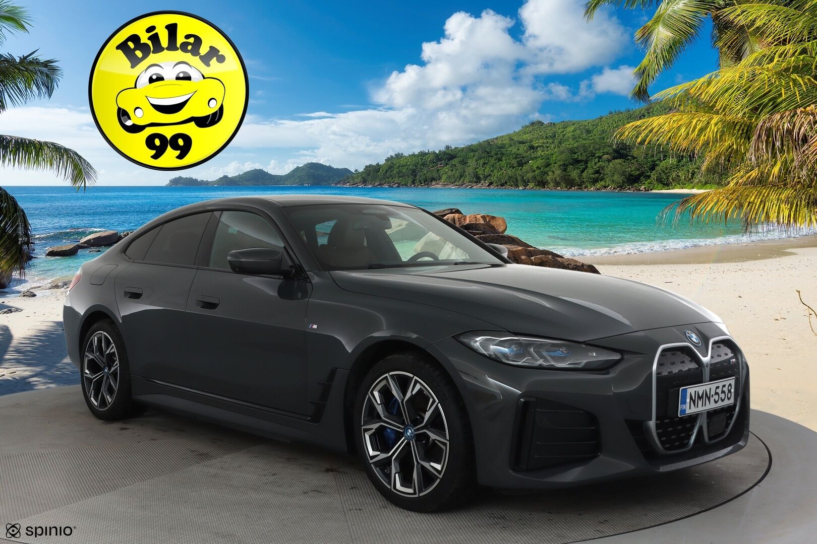 BMW i4 2022 eDrive40 Fully Charged **ACC / Laser-LED / HiFi / Koukku / 360° / Sportpenkki Muistilla / Widescreen / HUD / Navi** - Akku kuntotarkastettu / Suomi-auto / 2x Latauskaapelit / Kahdet Renkaat / Merkkihuollettu! / **HUIPPU KAMOILLA**