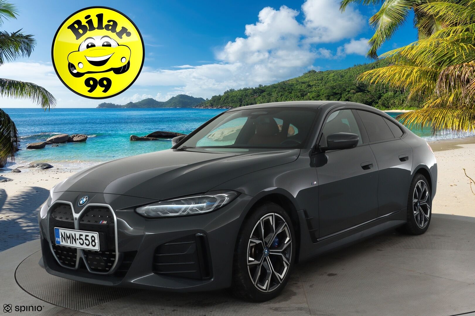 BMW i4 2022 eDrive40 Fully Charged **ACC / Laser-LED / HiFi / Koukku / 360° / Sportpenkki Muistilla / Widescreen / HUD / Navi** - Akku kuntotarkastettu / Suomi-auto / 2x Latauskaapelit / Kahdet Renkaat / Merkkihuollettu! / **HUIPPU KAMOILLA**