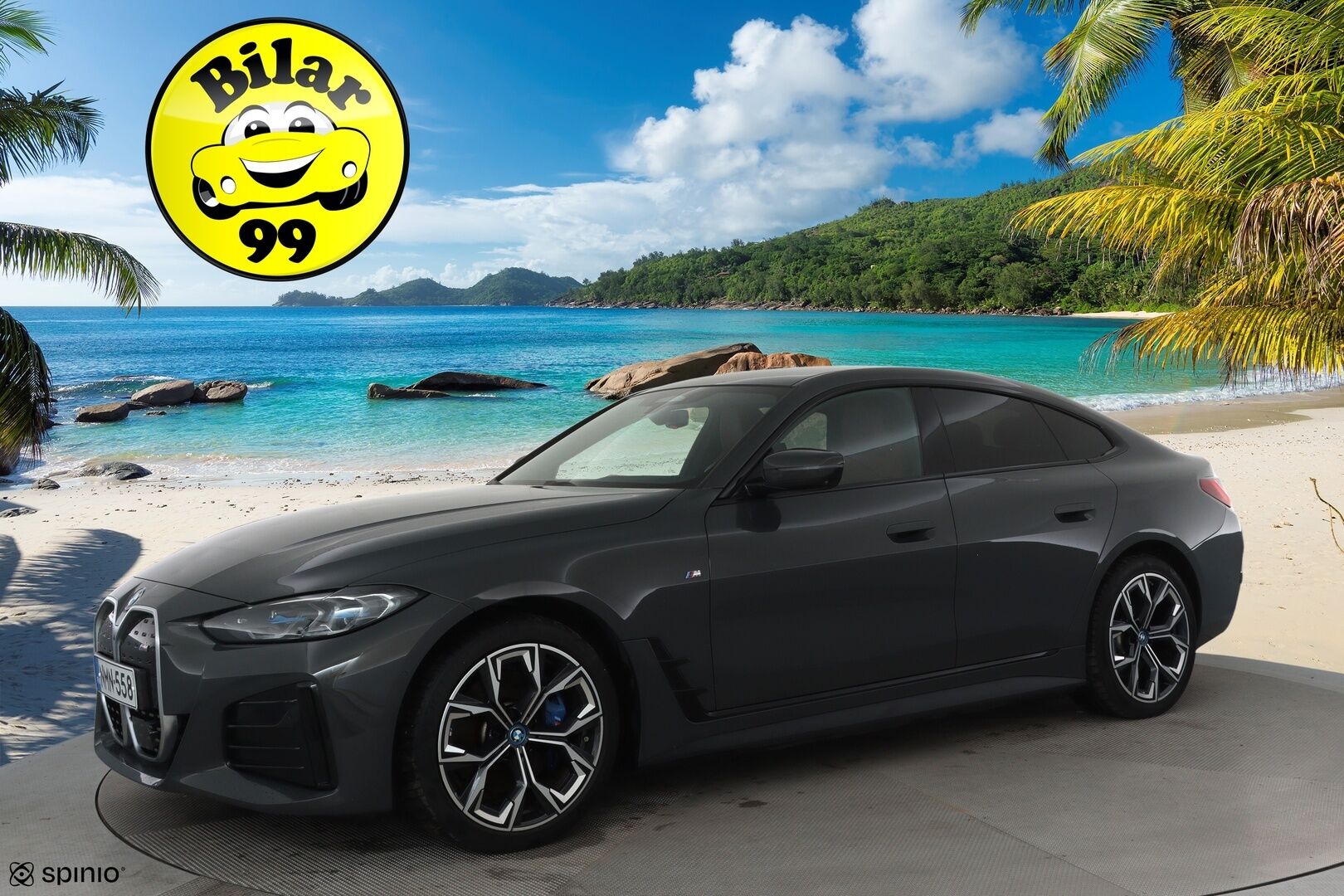 BMW i4 2022 eDrive40 Fully Charged **ACC / Laser-LED / HiFi / Koukku / 360° / Sportpenkki Muistilla / Widescreen / HUD / Navi** - Akku kuntotarkastettu / Suomi-auto / 2x Latauskaapelit / Kahdet Renkaat / Merkkihuollettu! / **HUIPPU KAMOILLA**