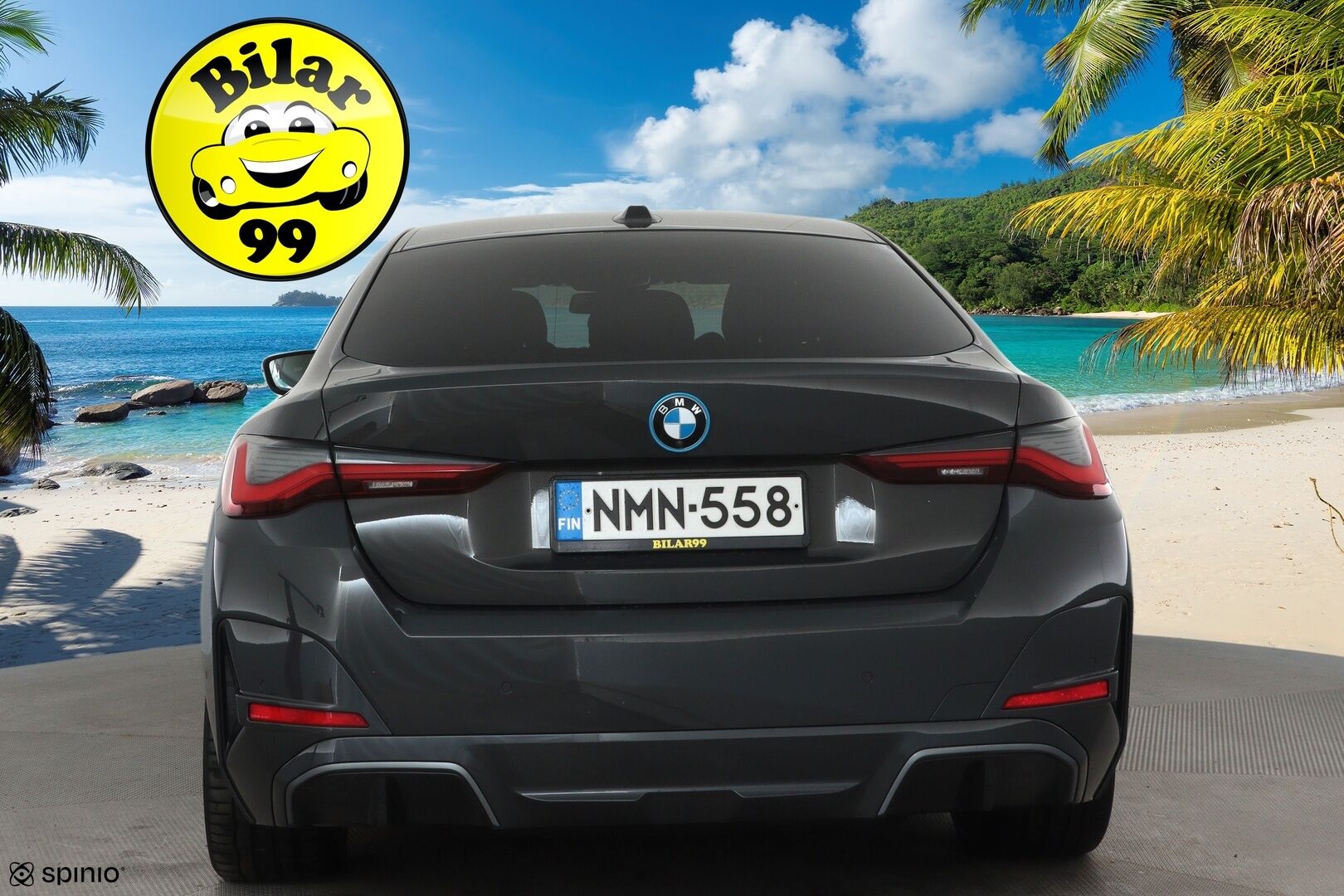 BMW i4 2022 eDrive40 Fully Charged M-Sport **ACC / Laser-LED / HiFi / Koukku / 360° / Sportpenkki Muistilla / Widescreen / HUD / Navi** - Akku kuntotarkastettu / Suomi-auto / 2x Latauskaapelit / Kahdet Renkaat / Merkkihuollettu! / **HUIPPU KAMOILLA**