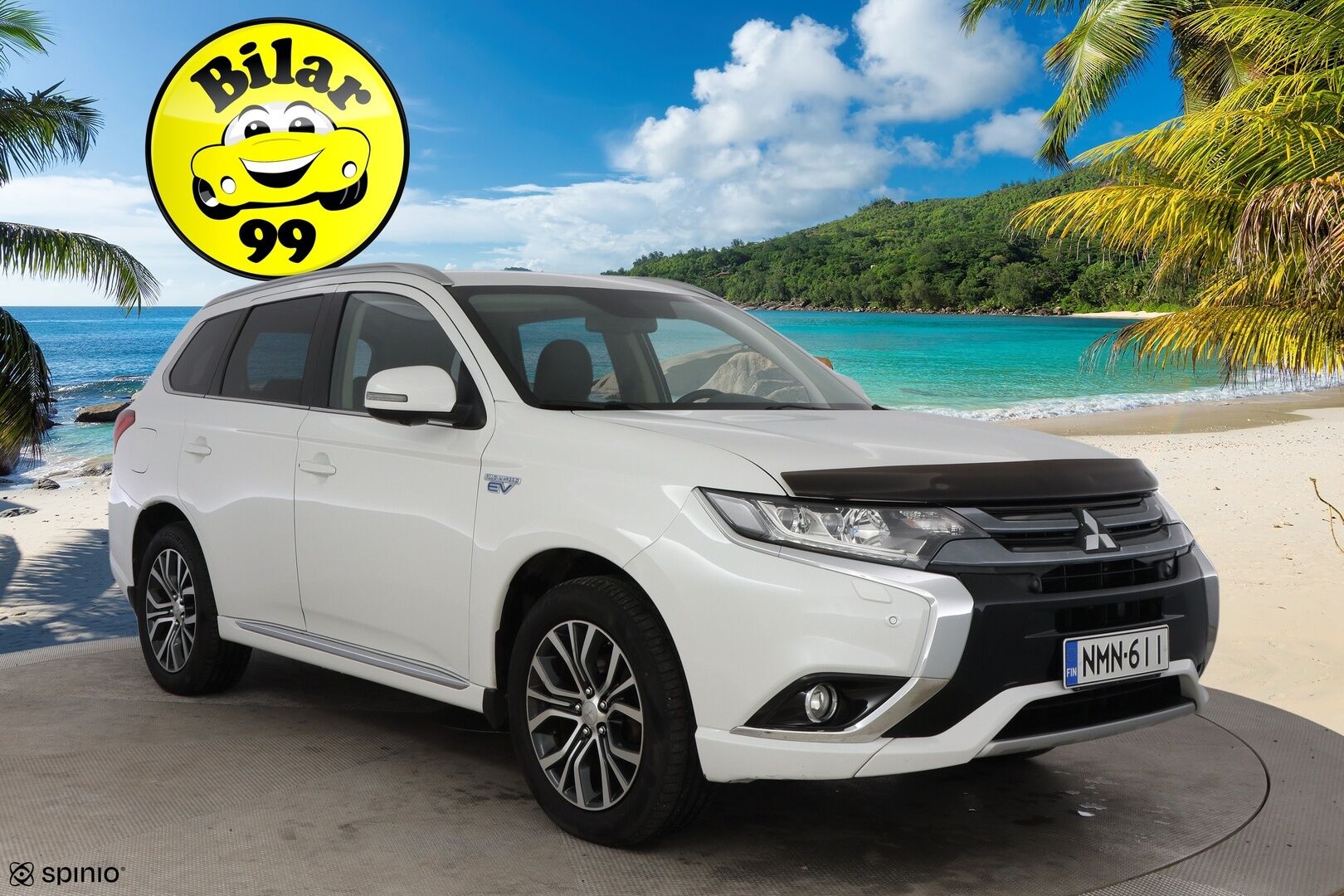Mitsubishi OUTLANDER PHEV 2016 Instyle Business 4WD 5P - Adapt.Vakkari / 360-Kamera / Vetokoukku / Nahkasisusta / LED / KeylessGo / Navi / Juuri tullut Tampereelle!