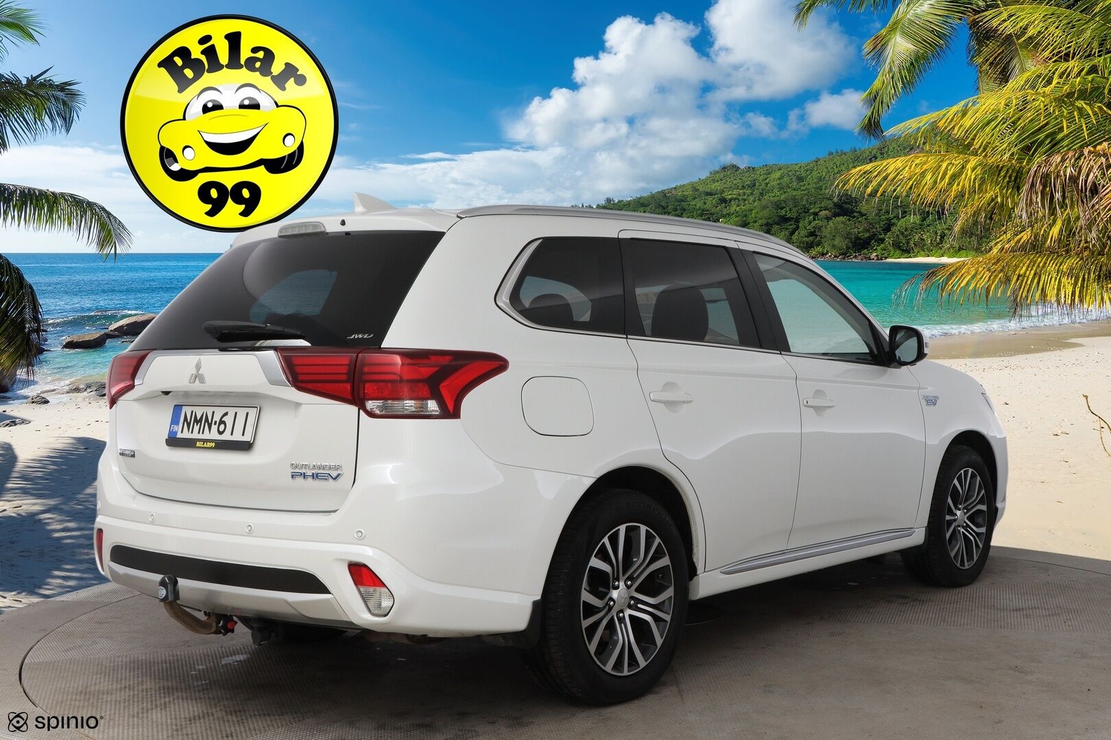 Mitsubishi OUTLANDER PHEV 2016 Instyle Business 4WD 5P - Adapt.Vakkari / 360-Kamera / Vetokoukku / Nahkasisusta / LED / KeylessGo / Navi / Juuri tullut Tampereelle!