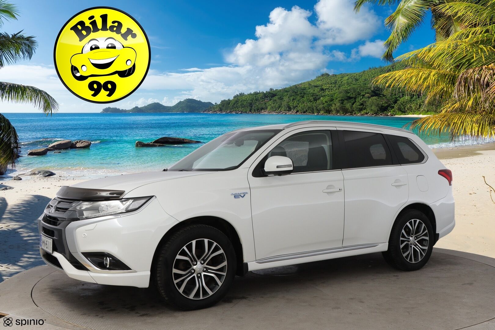 Mitsubishi OUTLANDER PHEV 2016 Instyle Business 4WD 5P - Adapt.Vakkari / 360-Kamera / Vetokoukku / Nahkasisusta / LED / KeylessGo / Navi / Juuri tullut Tampereelle!