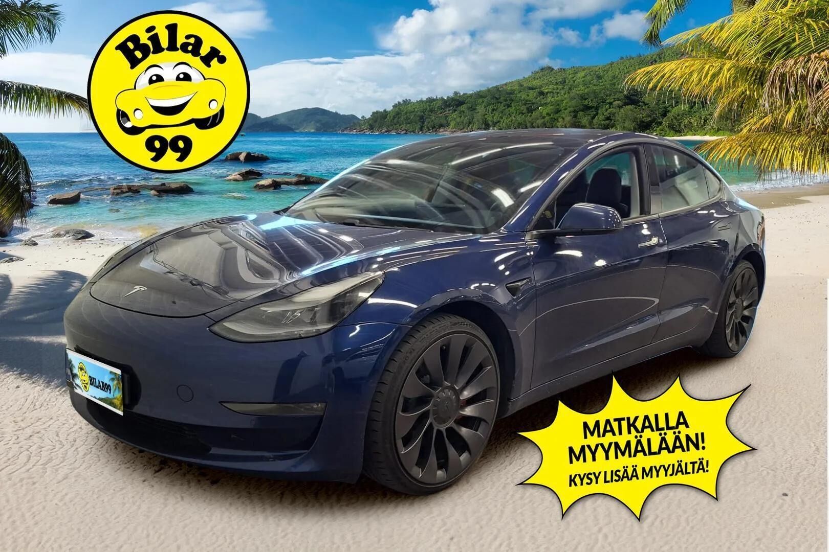 Tesla Model 3 2021 Model 3 Sedan (AA) 4ov - | Autosteer | Panorama  | BLISS | ACC | ILP | P.kamera ja tutkat | Sähkönahat || 2x renkaat aluvanteilla