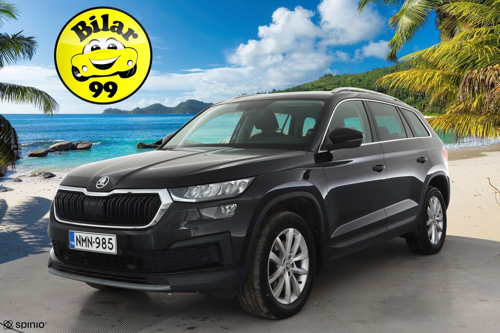 Skoda Kodiaq 2022 2.0 TDI 150 Ambition DSG 7-P * Webasto / ACC / LED / P.Kamera / Smartlink / Keyless * - 1-om Suomi-auto / Kahdet renkaat aluvanteilla / Merkkihuollot - HULLUT AVAJAISHULINAT KORKOTARJOUS 3,29 %