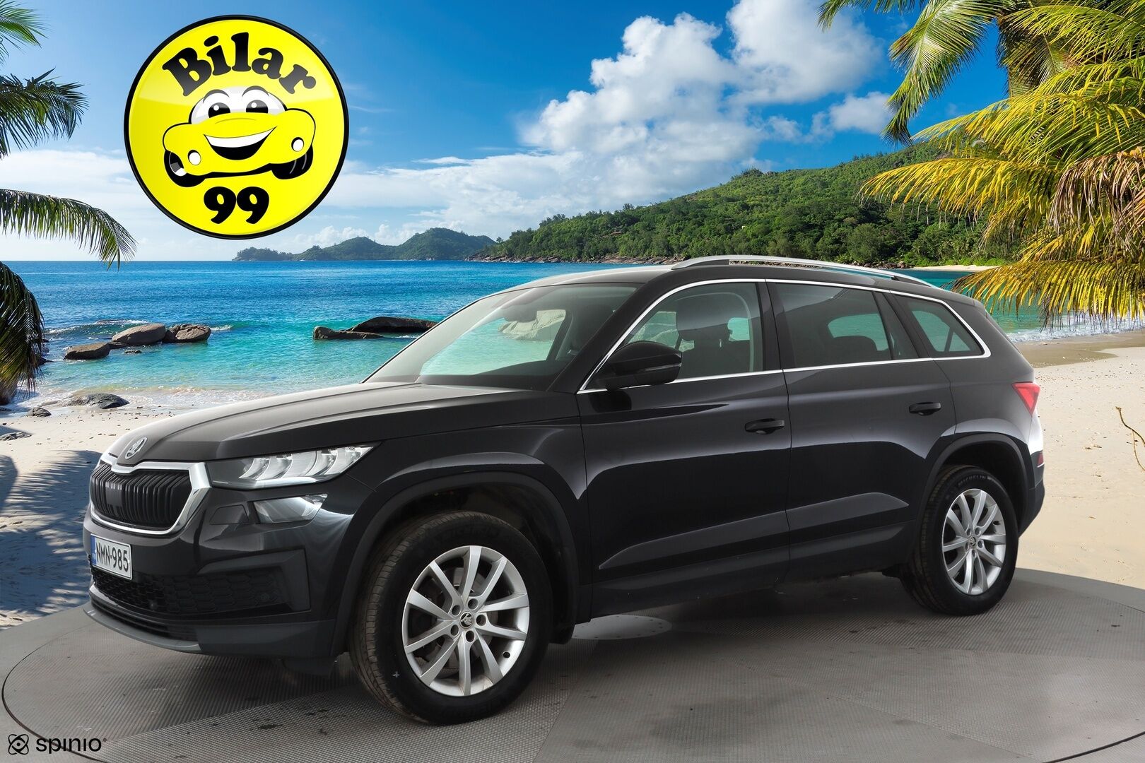 Skoda Kodiaq 2022 2.0 TDI 150 Ambition DSG 7-P * Webasto / ACC / LED / P.Kamera / Smartlink / Keyless * - 1-om Suomi-auto / Kahdet renkaat aluvanteilla / Merkkihuollot - HULLUT AVAJAISHULINAT KORKOTARJOUS 3,29 %