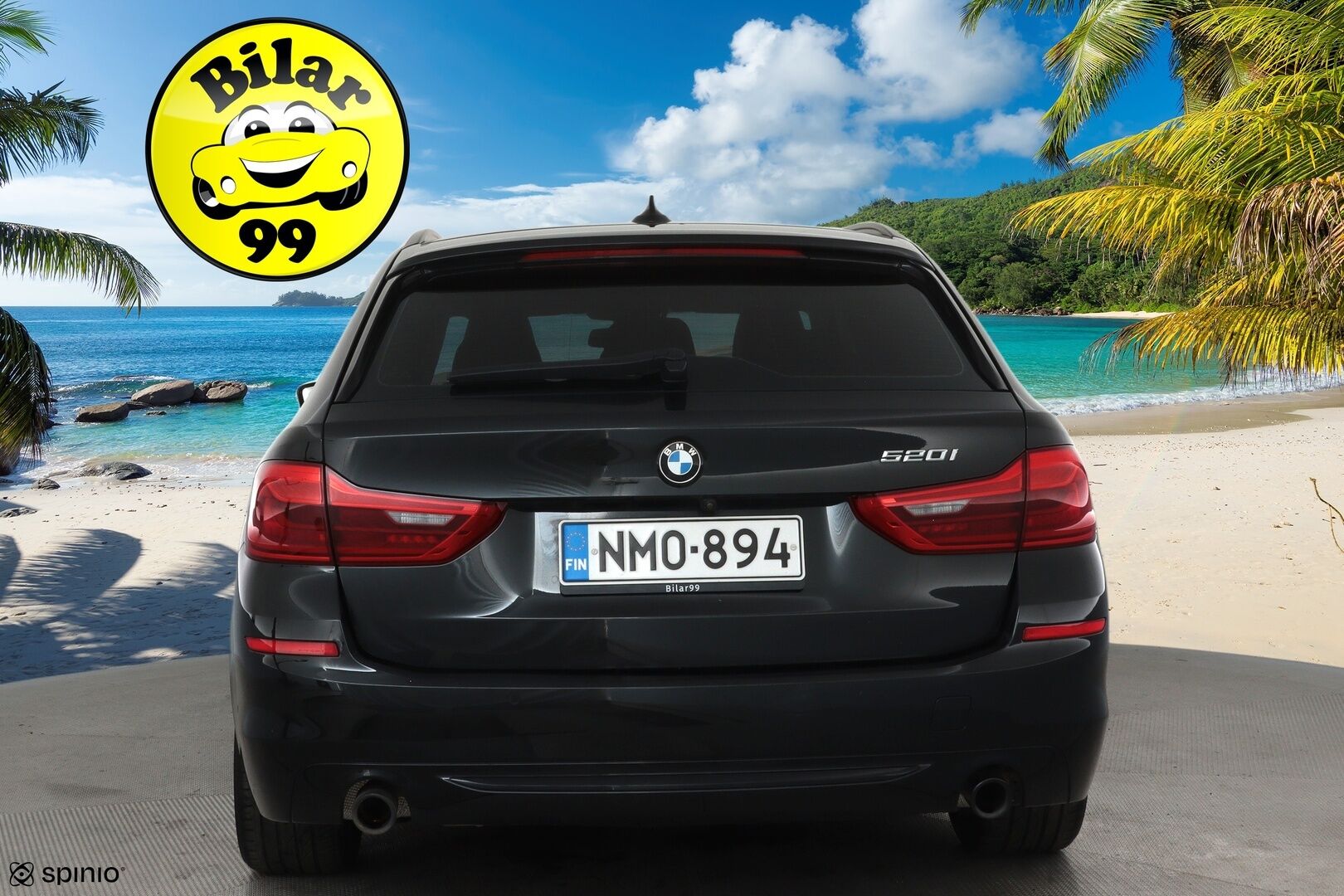 BMW 520 2018 G31 Touring 520i A Sportline **Vakkari / P.tutkat / Sporttipenkit / Hifit / LED / Navi / Digimittaristo** - Kahdet renkaat aluvanteilla 