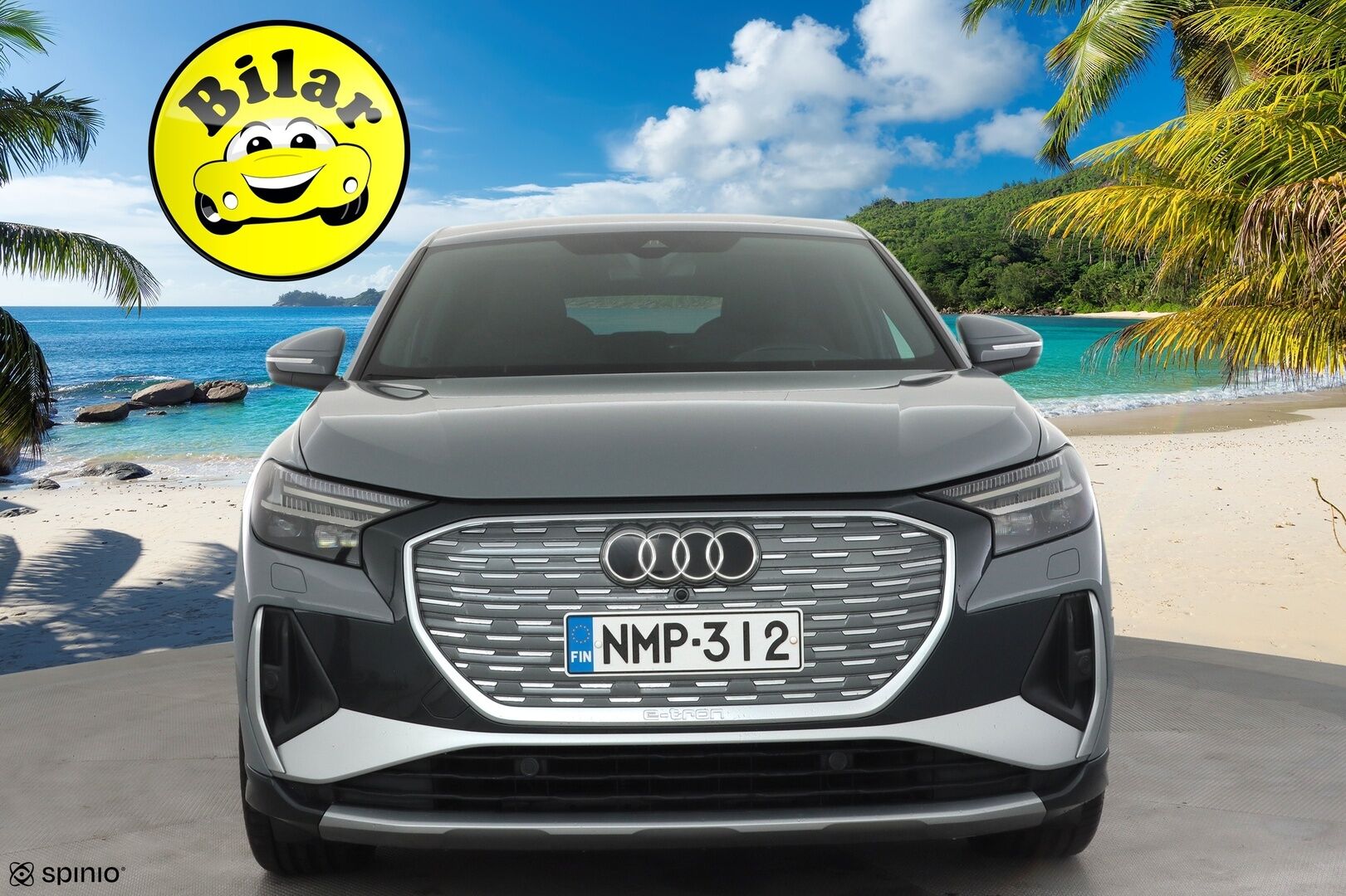 Audi Q4 e-tron 2022 40 e-tron Sportback S-line - ACC | ILP | HUD | P.Kamera | Kaistavahti | Digimittari | Matrix-LED | Navi | Sporttipenkit | Sähköluukku | Apple&Android | 1.Om Suomi-auto | Kahdet renkaat aluvanteilla | Merkkihuollettu |
