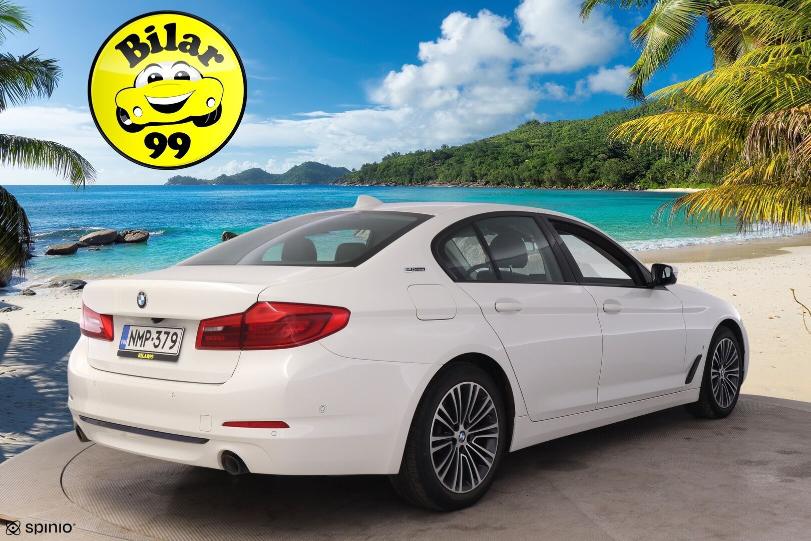 BMW 530 2019 iPerformance Sedan *Sporttipenkit / Digimittaristo / Led-ajovalot / Puolinahat / Ratinlämmitin / P.kamera* - Juuri huollettu! / Taloudellinen