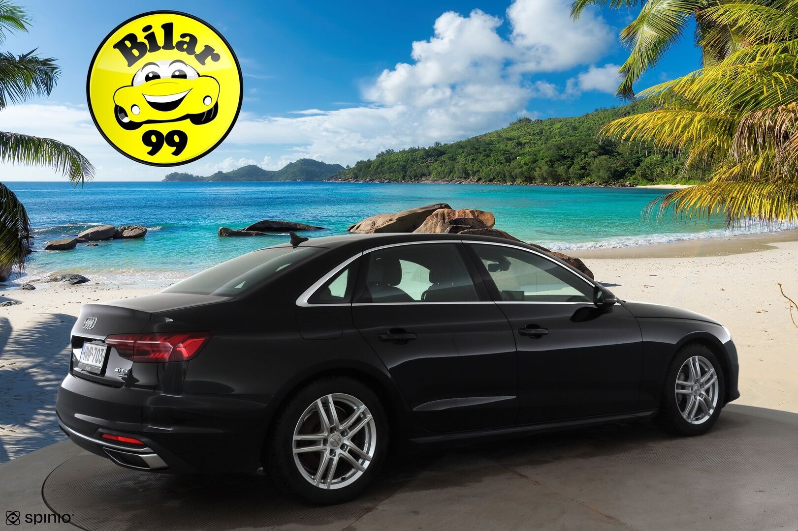 Audi A4 2022 40TDI 150kW Business Advanced * ACC / P.kamera / Matrix LED / Koukku / Webasto / Hierovat penkit * - 1.Om Suomi-auto / Kahdet renkaat aluvanteilla / Huippuvarusteet - HULLUT BLACKWEEK JATKOT - KORKOTARJOUS 2,49%