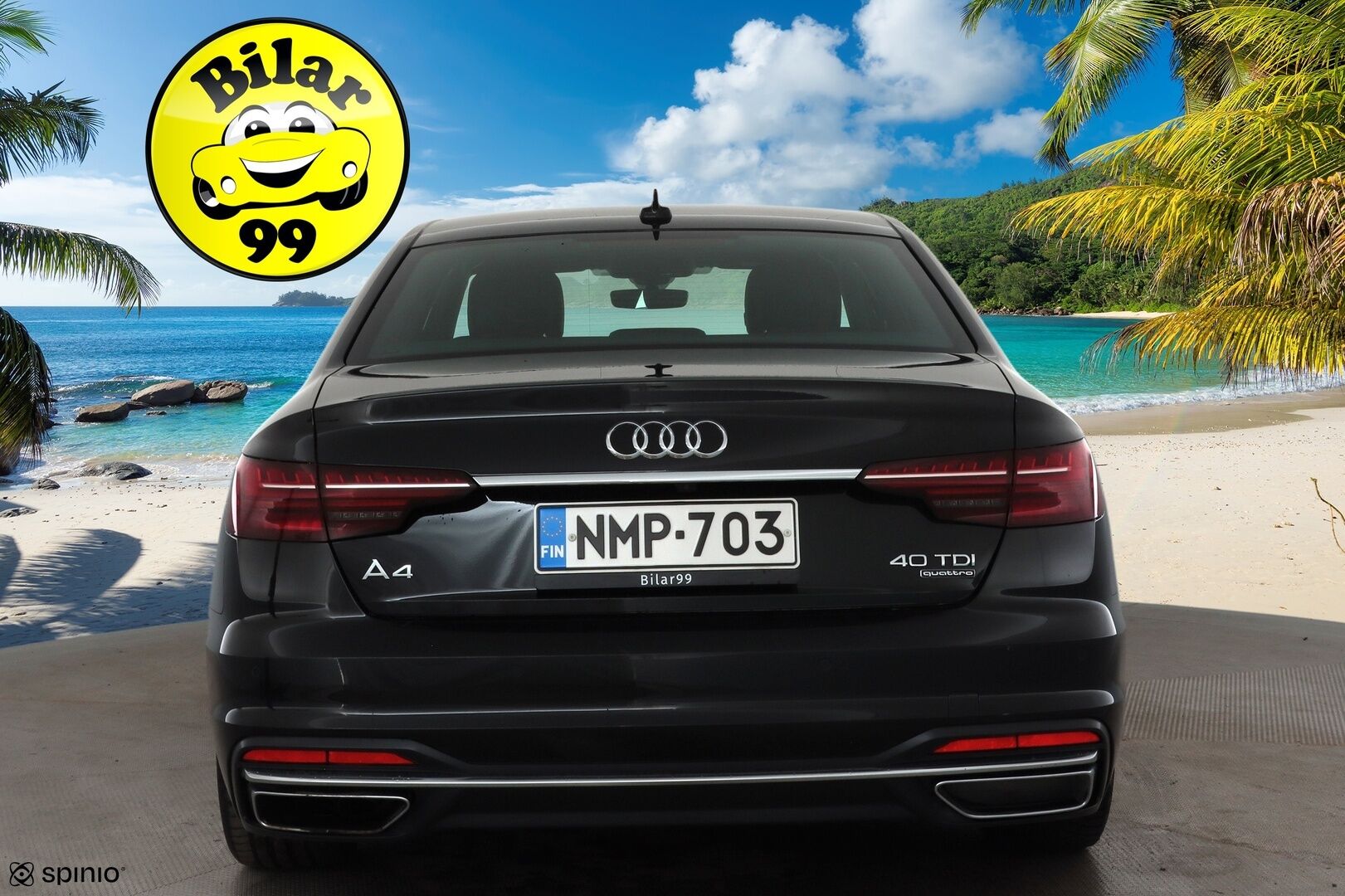 Audi A4 2022 40TDI 150kW Business Advanced * ACC / P.kamera / Matrix LED / Koukku / Webasto / Hierovat penkit * - 1.Om Suomi-auto / Kahdet renkaat aluvanteilla / Huippuvarusteet - HULLUT BLACKWEEK JATKOT - KORKOTARJOUS 2,49%