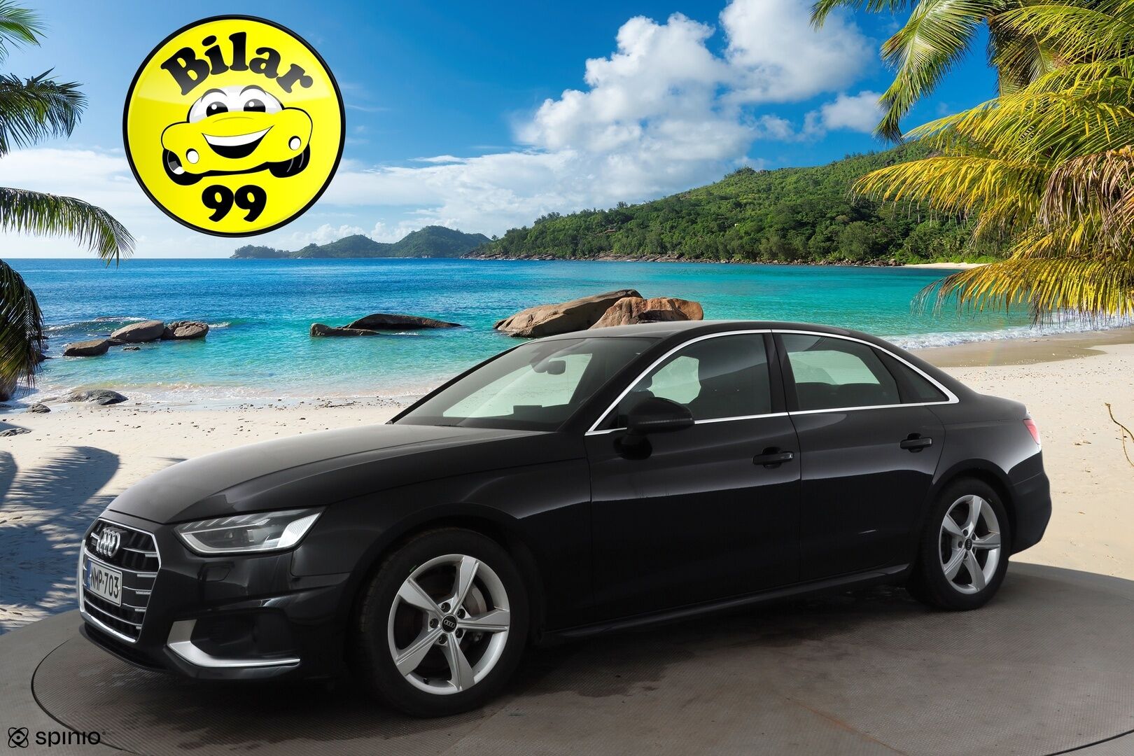 Audi A4 2022 40TDI 150kW Business Advanced * ACC / P.kamera / Matrix LED / Koukku / Webasto / Hierovat penkit * - 1.Om Suomi-auto / Kahdet renkaat aluvanteilla / Huippuvarusteet - HULLUT BLACKWEEK JATKOT - KORKOTARJOUS 2,49%