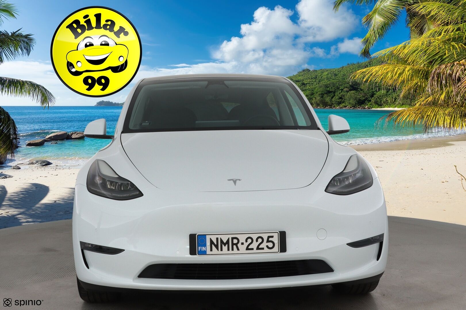 Tesla Model Y 2022 Long Range **Lämpöpumppu / Lasikatto / Matrix-LED / Adapt.Vakkari / P.Kamera / Muistipenkki / Koukku / Navi / Keyless** - 3,99 % KORKOTARJOUS TÄHÄN AUTOON - 1-om Suomi-auto / Kahdet Renkaat