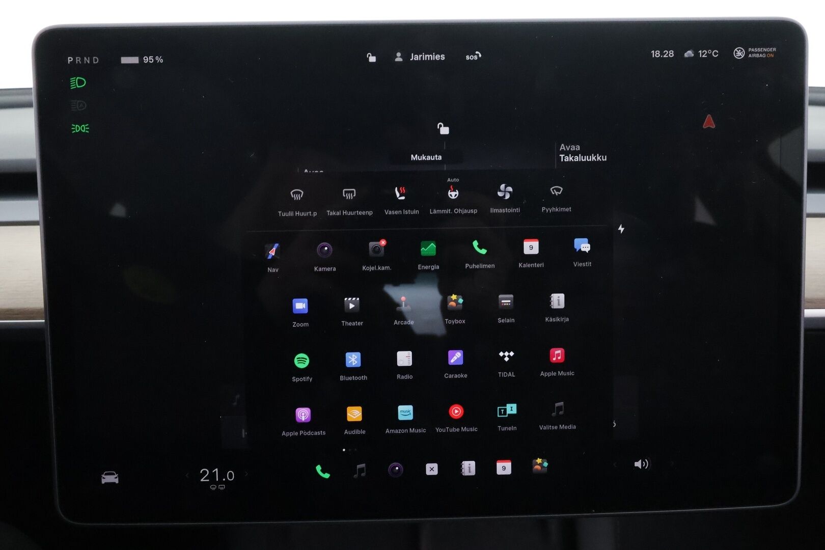 Tesla Model 3 2022 RWD * ILP / ACC / Lasikatto / Premium Speakers / P.Kamera / Matrix-LED / Muistipenkki / Kaistavahti * - Suomi-auto / Akku kuntotarkastettu / 2x Latauskaapelit / Kahdet renkaat aluvanteilla
