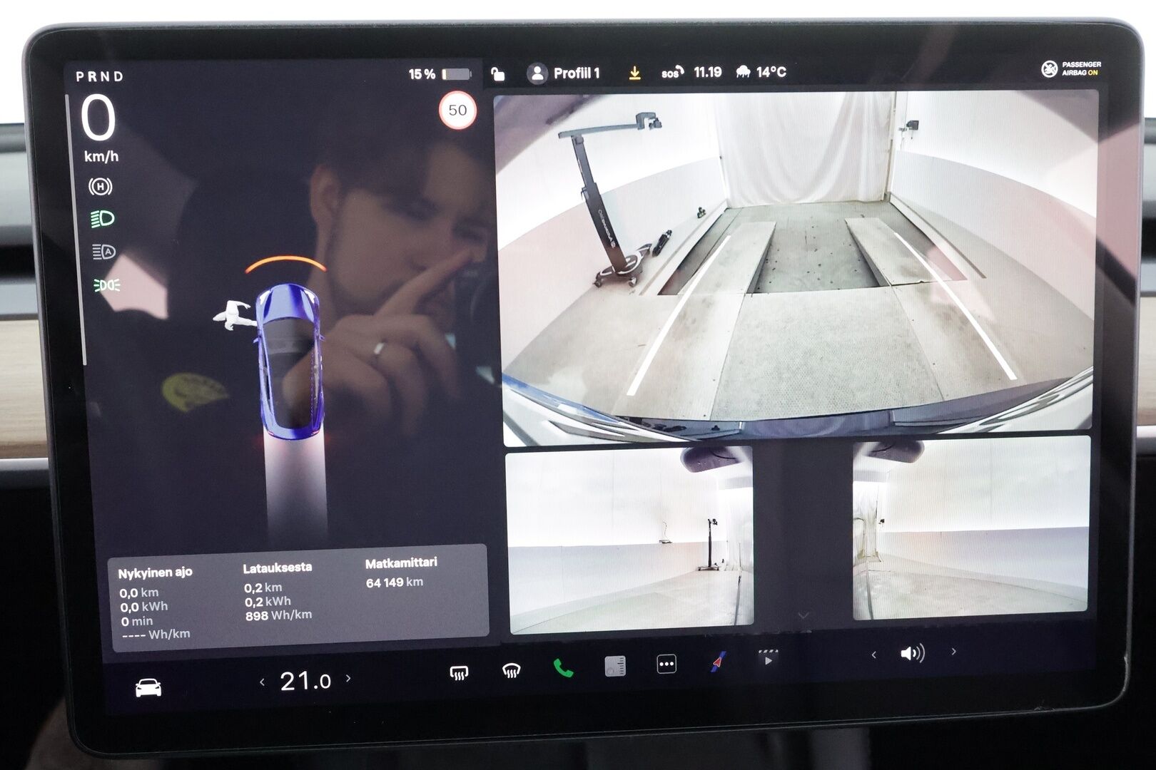 Tesla Model 3 2022 RWD * ILP / ACC / Lasikatto / Matrix-LED / P.Kamera / Muistipenkki / Premium Speakers / Navi / Kaistavahti / Keyless * - 1-om Suomi-auto - Osta nyt, maksa vasta ensi vuonna