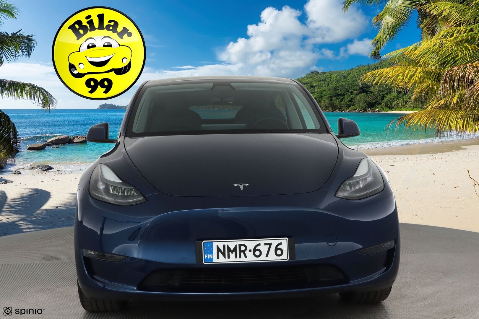 Tesla Model Y 2022 Long Range **Lämpöpumppu / Lasikatto / Matrix-LED / Adapt.Vakkari / P.Kamera / Muistipenkki / Navi / Keyless** - 3,99 % KORKOTARJOUS TÄHÄN AUTOON - 1-om Suomi-auto / 2x Latauskaapelit / Kahdet Renkaat