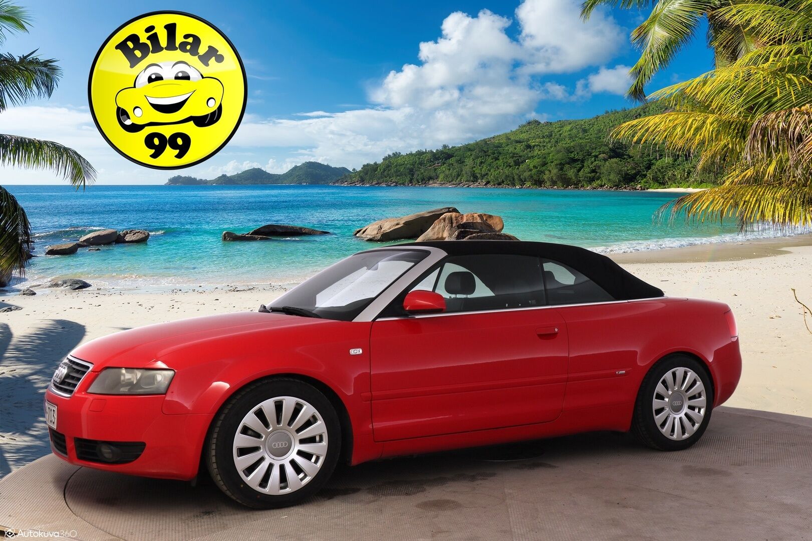Audi A4 2005 1.8 T Cabriolet S-Line *Vakkari / Nahkasisusta / Sähkökatto / Anroid soitin* - Todella näpsäkkä kesäauto / Vähän ajettu! / Juuri huollettu! 