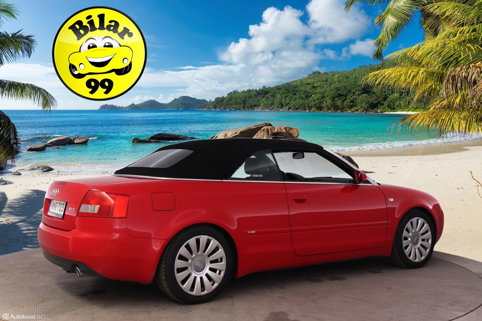 Audi A4 2005 1.8 T Cabriolet S-Line *Vakkari / Nahkasisusta / Sähkökatto / Anroid soitin* - Todella näpsäkkä kesäauto / Vähän ajettu! / Juuri huollettu! 