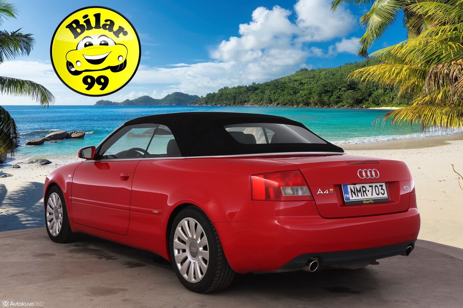 Audi A4 2005 1.8 T Cabriolet S-Line *Vakkari / Nahkasisusta / Sähkökatto / Anroid soitin* - Todella näpsäkkä kesäauto / Vähän ajettu! / Juuri huollettu! 