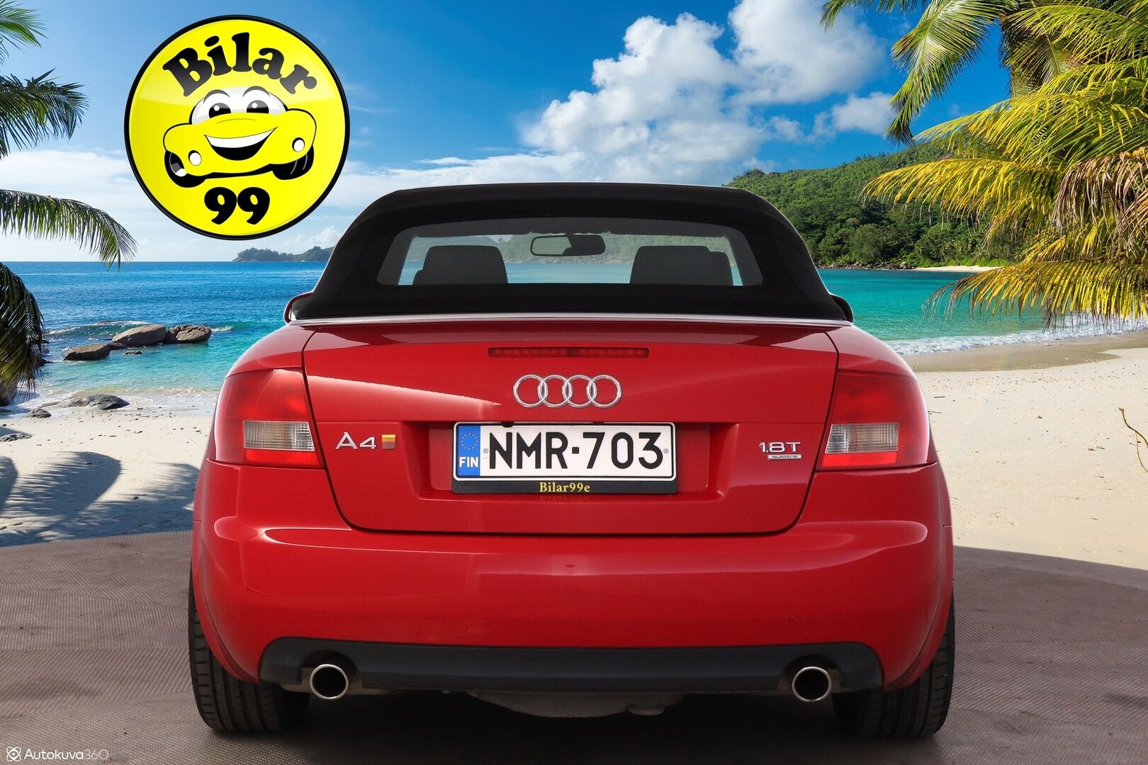 Audi A4 2005 1.8 T Cabriolet S-Line *Vakkari / Nahkasisusta / Sähkökatto / Anroid soitin* - Todella näpsäkkä kesäauto / Vähän ajettu! / Juuri huollettu! 