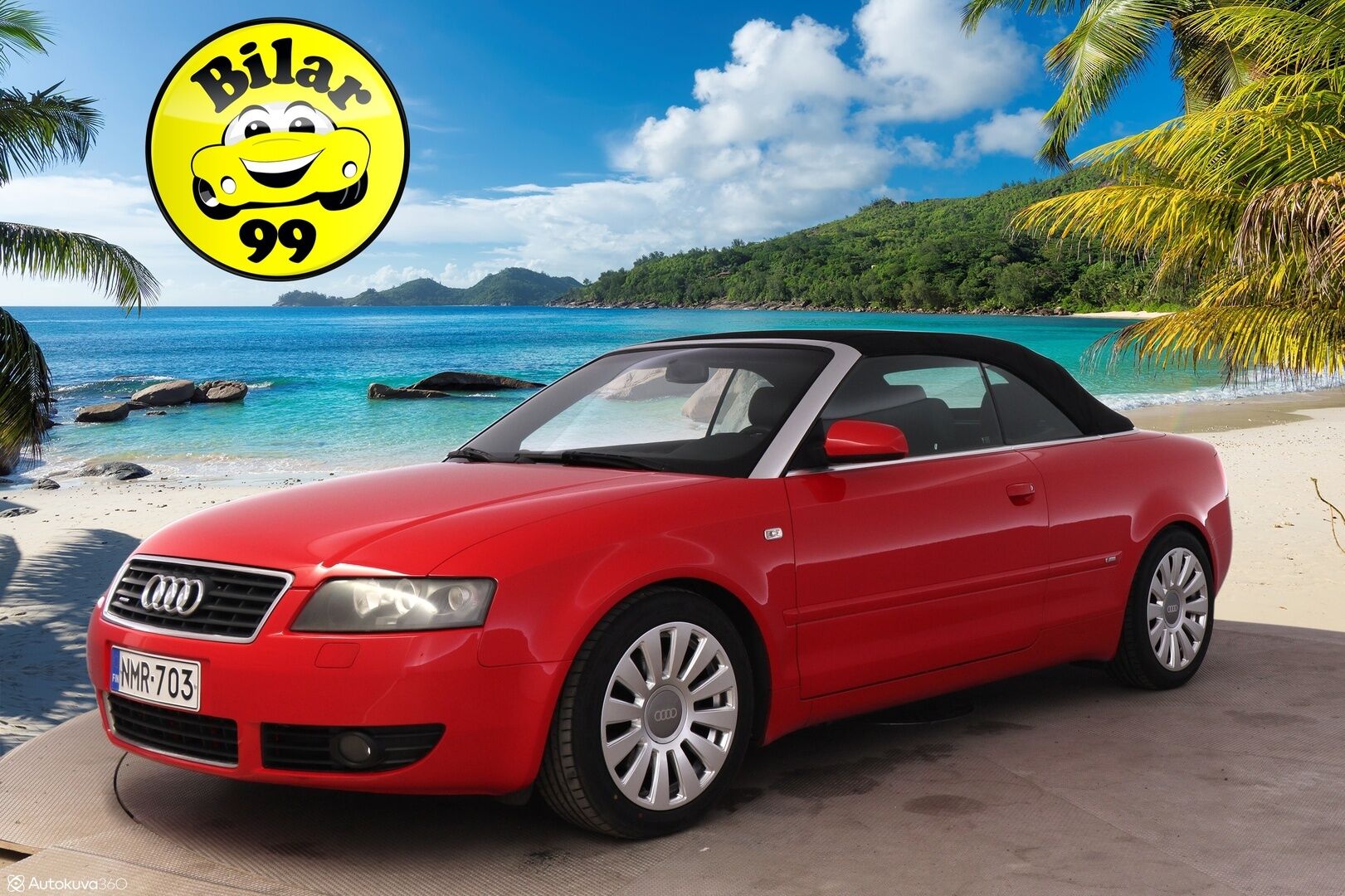 Audi A4 2005 1.8 T Cabriolet S-Line *Vakkari / Nahkasisusta / Sähkökatto / Anroid soitin* - Todella näpsäkkä kesäauto / Vähän ajettu! / Juuri huollettu! 