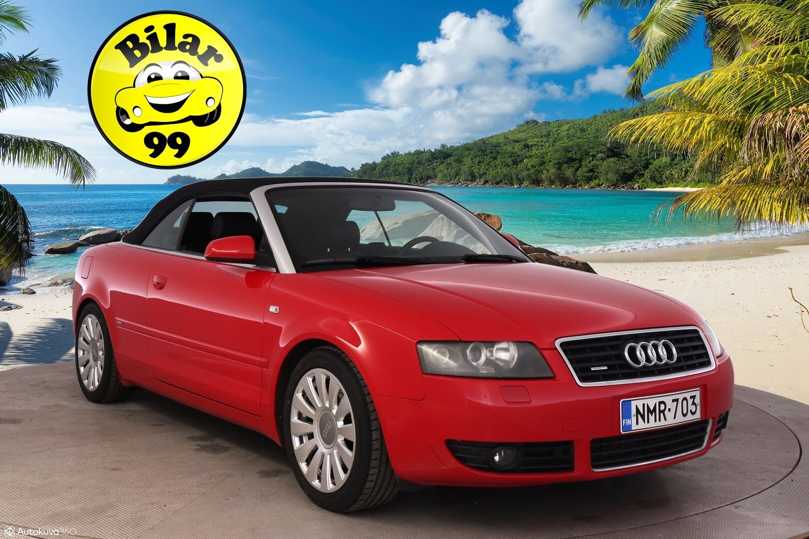 Audi A4 2005 1.8 T Cabriolet S-Line *Vakkari / Nahkasisusta / Sähkökatto / Anroid soitin* - Todella näpsäkkä kesäauto / Vähän ajettu! / Juuri huollettu! 