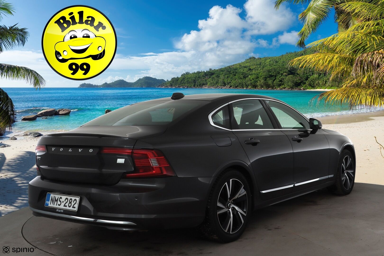 Volvo S90 2023 T8 AWD Long Range High Performance Ultimate Bright aut * ACC / HUD / 360° / Muistipenkit / H&K / Lasikattoluukku * - 1.Om Suomi-auto / Akku kuntotarkastettu / Kahdet renkaat aluvanteilla / Merkkihuollettu / Huippuvarusteet