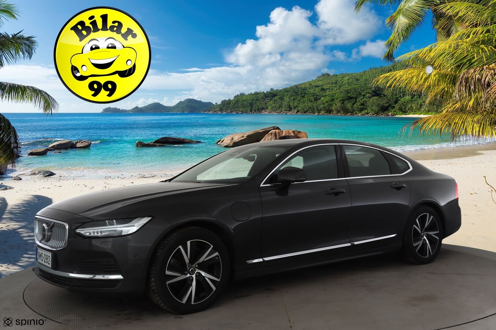 Volvo S90 2023 T8 AWD Long Range High Performance Ultimate Bright aut * ACC / HUD / 360° / Muistipenkit / H&K / Lasikattoluukku * - 1.Om Suomi-auto / Akku kuntotarkastettu / Kahdet renkaat aluvanteilla / Merkkihuollettu / Huippuvarusteet